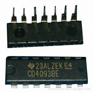 IC Quad NAND Schmitt Triggers 14-DIP, 3 to 18V Voltage